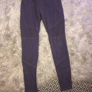 Purple mesh leggings